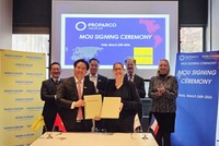 Ông Trần Khải Hoàn – Thành viên HĐQT kiêm Quyền Tổng giám đốc Nam A Bank và Đại diện Lãnh đạo cấp cao Proparco ký kết Biên bản ghi nhớ hợp tác.