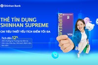 Ngân hàng Shinhan ra mắt thẻ tín dụng Shinhan Supreme