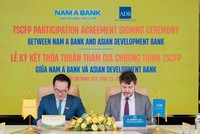 Đại diện Nam A Bank và ADB ký kết Thỏa thuận Ngân hàng phát hành (Issuing Bank Agreement - IBA)
