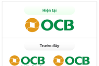OCB lược bỏ dòng chữ “Ngân hàng Phương Đông” bên dưới logo, giữ lại biểu tượng và tên OCB.