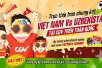 Hệ thống rạp CGV mở cửa cho khán giả xem trận chung kết U23 Việt Nam miễn phí
