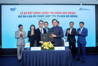 Coteccons làm tổng thầu thi công Cao ốc TTC Plaza Đà Nẵng do TTC Land là đơn vị phát triển