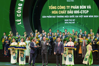 Đạm Phú Mỹ và NPK Phú Mỹ tiếp tục được công nhận là “Thương hiệu Quốc gia”
