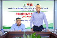 Ông Cao Hoài Dương – Bí thư Đảng ủy, Chủ tịch HĐQT PVOIL chỉ đạo tại Hội nghị