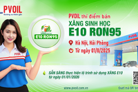 PVOIL thí điểm bán xăng sinh học E10 RON95