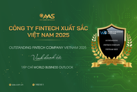 Giải thưởng Công ty Fintech xuất sắc Việt Nam 2025 của AAS được trao bởi Tạp chí World Business Outlook