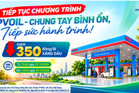 PVOIL tiếp tục giảm giá 350 đồng/lít xăng dầu đến ngày 29/10