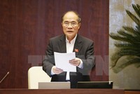 hủ tịch Quốc hội Nguyễn Sinh Hùng. (Ảnh: Phương Hoa/TTXVN)