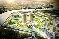 Phối cảnh Dự án Trung tâm hành chính hơn 2.000 tỷ của tỉnh Nghệ An 
