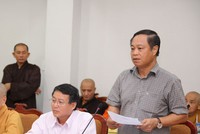 Trung tướng Phạm Dũng (ngoài cùng bên phải). Ảnh: Ban Tôn giáo Chính phủ