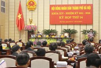 Phiên khai mạc sáng 1/12, kỳ họp thứ 14, HĐND TP. Hà Nội khóa XIV