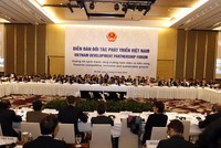 VDPF 2015 là cơ chế đối thoại thẳng thắn giữa Chính phủ Việt Nam và các đối tác phát triển. Ảnh: Đức Thanh