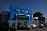 Các xe ôtô hiệu Chevrolet bày bán tại San Leandro, bang California, Mỹ ngày 15/5. (Nguồn: AFP/TTXVN)