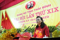 Bà Nguyễn Thị Lĩnh, Tân Phó Chủ tịch UBND tỉnh Thái Bình