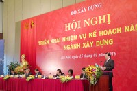 Năm 2015, giá trị sản xuất ngành xây dựng đạt khoảng 974 nghìn tỷ đồng (tăng 11,4% so với năm 2014).