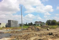 Gần Dự án Sây bay Quốc tế Long Thành xuất hiện ngày càng nhiều khu đất nền chào bán. Ảnh: G.H