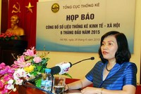 Bà Lê Thị Minh Thủy, Vụ trưởng Vụ Thống kê thương mại và dịch vụ (Tổng cục Thống kê)