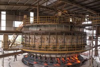 Sản xuất thép trong nước đang chịu áp lực rất lớn từ nguồn hàng nhập khẩu giá rẻ. Ảnh: Đức Thanh