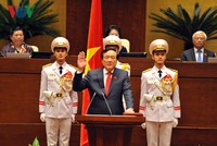 Chánh án TANDTC Nguyễn Hòa Bình tuyên thệ nhậm chức