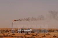Cơ sở khai thác dầu của Công ty Aramco ở Khouris, Saudi Arabia. (Nguồn: AFP/TTXVN)
