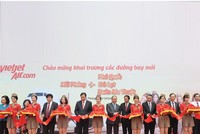 Lễ khánh thành sân bay Cát Bi và mở thêm 3 đường bay mới với sự tham dự của Thủ tướng Chính phủ Nguyễn Xuân Phúc.