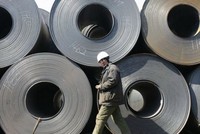 Thép cuộn của Trung Quốc. (Nguồn: Getty Images)