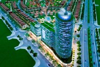 Phối cảnh tổng thể khu đô thị do Bitexco đầu tư xây dựng tại tỉnh Lào Cai.