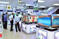 Thị trường TV sôi động mùa Euro 2016. Ảnh minh họa.