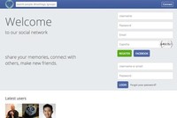 Trang chủ của mạng xã hội "Best Korea's Social Network".