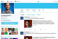 Nhóm hacker OurMine để lại thông điệp trên tài khoản mạng xã hội của CEO Google