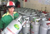 Giá bán lẻ tới tay người tiêu dùng là 258.000 đồng/bình 12kg.