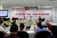 Toàn cảnh tọa đàm "Cà phê bẩn - Thực trạng và giải pháp" hôm 20/7 ở TP.Hồ Chí Minh
