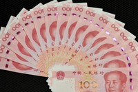 Đồng nhân dân tệ của Trung Quốc liên tục mất giá (Ảnh minh họa: Xinhua)