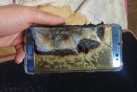 Một chiếc Galaxy Note 7 phát nổ.