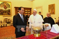 Chủ tịch nước Trần Đại Quang tiếp kiến Giáo hoàng Francis