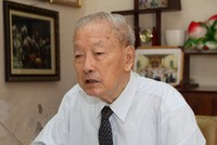 Nhà ngoại giao lão thành, chuyên viên quân sự Hà Văn Lâu. (Ảnh: Vietnam+)