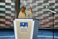 Donna Brazile, chủ tịch lâm thời Ủy ban quốc gia đảng Dân chủ. Ảnh: Washington Post