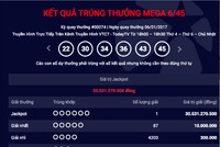 Khách hàng thứ 2 trong năm 2017 trúng giải độc đắc xổ số kiểu Mỹ hơn 30,5 tỷ đồng. 