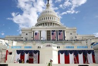 Các khâu chuẩn bị cho lễ nhậm chức của Trump đang hoàn tất. Ảnh: WP