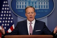 Thư ký báo chí Nhà Trắng Sean Spicer. Ảnh: Reuters
