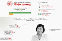 700 tỷ đồng cổ phần của gia đình Thứ trưởng Hồ Thị Kim Thoa tại Điện Quang