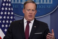 Người phát ngôn Nhà Trắng Sean Spicer. Ảnh: Reuters.