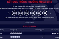 Vé số bán ở Tây Nam Bộ lần đầu trúng Jackpot hàng chục tỷ đồng