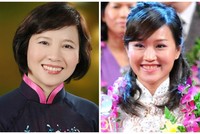 Thứ trưởng Hồ Thị Kim Thoa (trái) và con gái Nguyễn Thái Nga - Phó Tổng giám đốc Bóng đèn Điện Quang