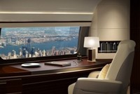 Cửa sổ Skyview Panoramic rộng gấp ba lần bình thường, mang lại cho du khách tầm nhìn tuyệt đẹp hướng ra bên ngoài. Ảnh: Stuff.