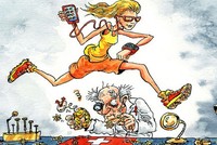 Các nhà sản xuất Thụy Sĩ gặp khó khăn khi giới trẻ thay đổi quan niệm về chiếc đồng hồ. Ảnh minh họa: The Economist