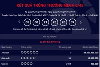 Thêm khách hàng trúng Jackpot hơn 23 tỷ đồng