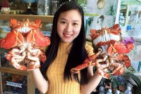 Cua huỳnh đế 'khủng' giá cao hút khách đại gia