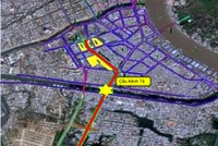 Tuyến đường dự kiến được mới. Ảnh: Sở GTVT TP HCM.