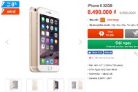 iPhone 6 phiên bản 2017 hạ giá tới cả triệu đồng dù có mặt ở Việt Nam chưa lâu.